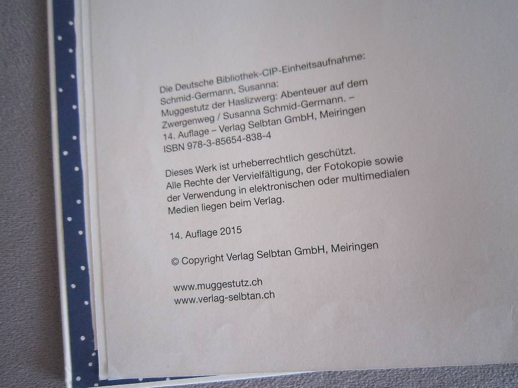 Bücher: MUGGESTUTZ  2015 – Gebraucht aus Neuenegg von Heggi0 1