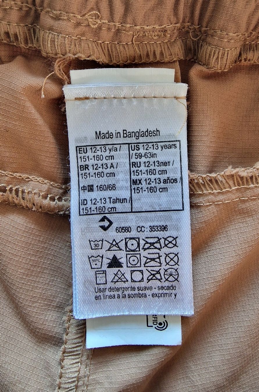 Decathlon Pantaloni: Wanderhose, beige Grösse 151-160 cm  – Usato da Suhr venduto da Sbume 5