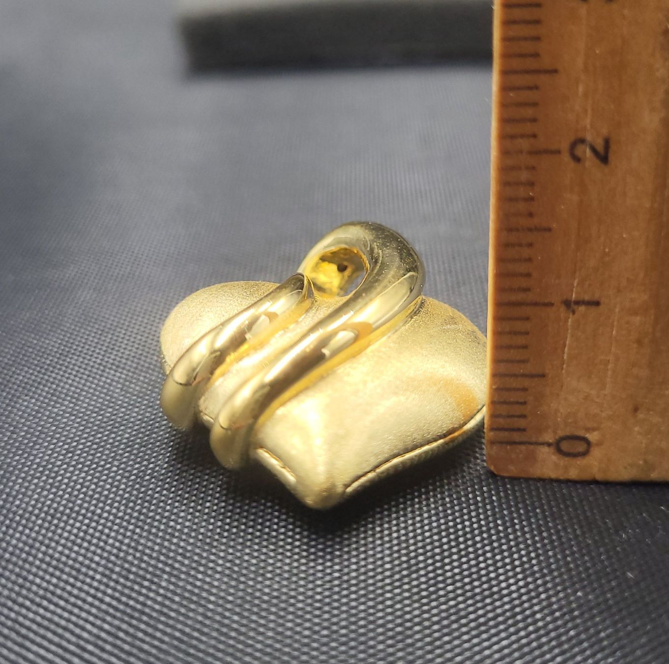Ciondoli: Gold 585 Herz Anhänger – Usato da Wald ZH venduto da Dasilver 7