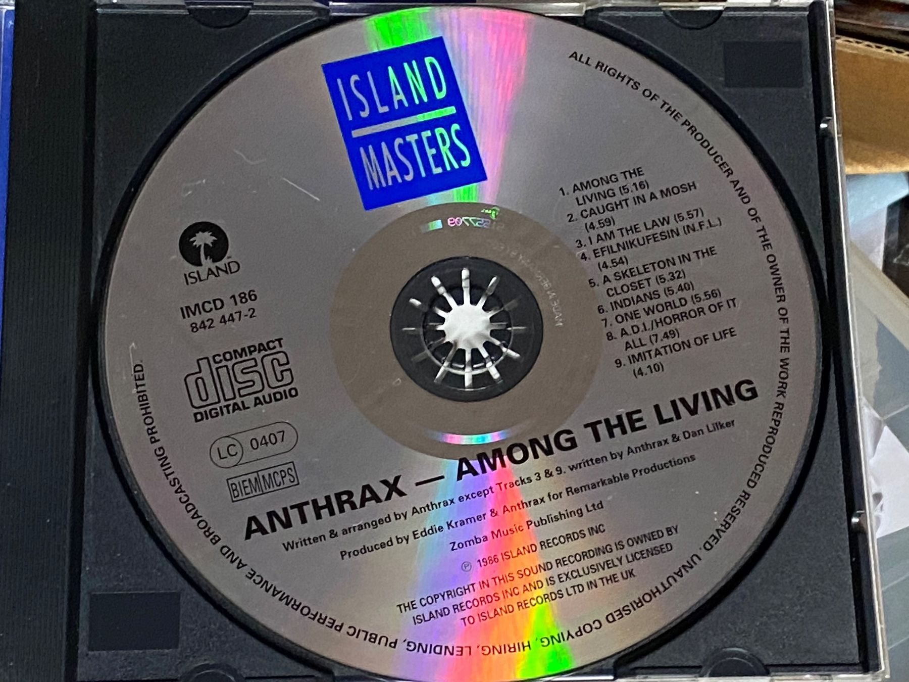 CDs: Anthrax – D'occasion à Muri b. Bern par AdidasCollector 3