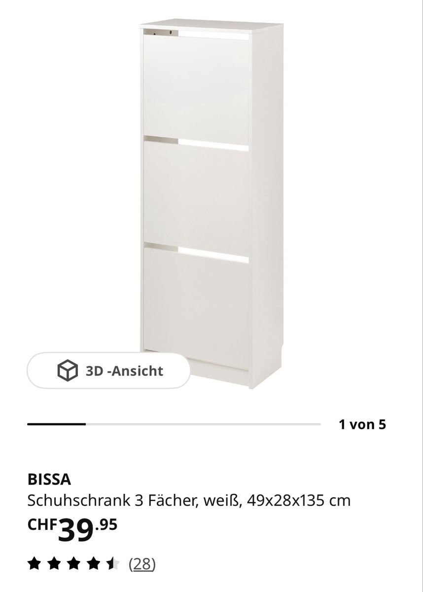 Ikea Porte manteau: Schuhschrank IKEA – D'occasion à Bern par lis_vb2h 2