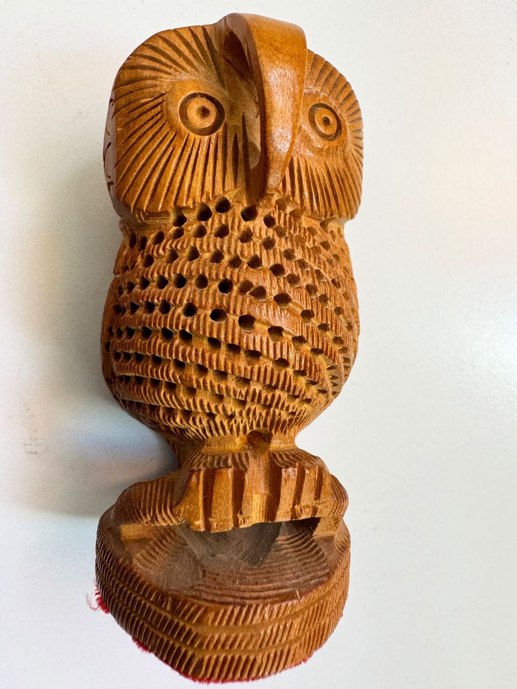 Statuette: Hibou en bois sculpté main – Usato da Biel/Bienne venduto da Philemon02 3