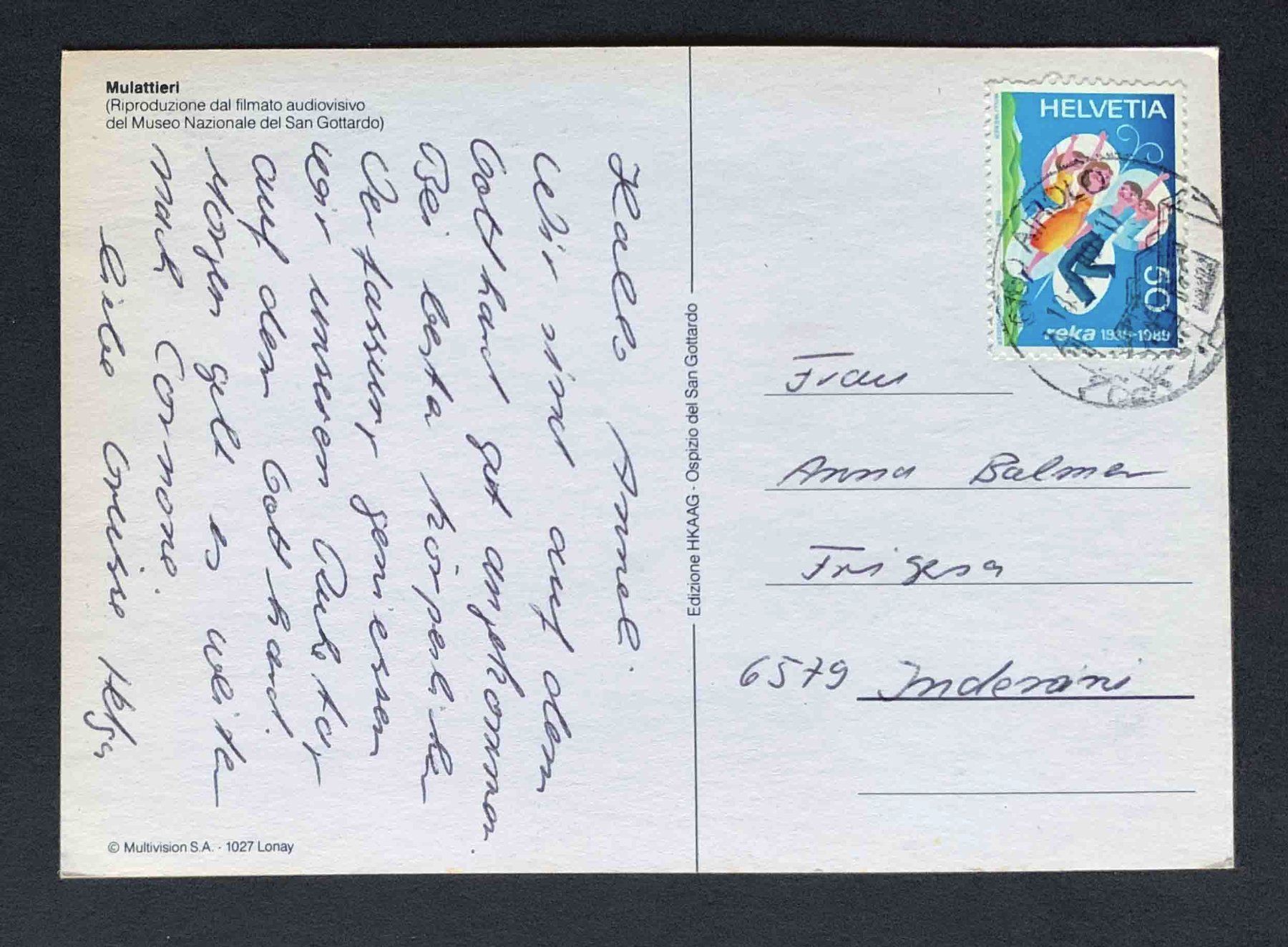 Cartoline postali: AK Mulattieri – Usato da Goldau venduto da artelier1 1