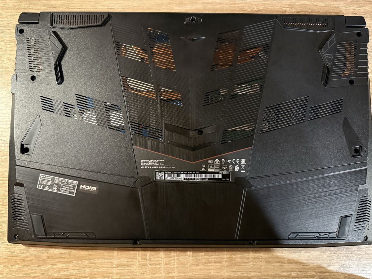 MSI Notebook: Gaming Laptop MSI GF75 Thin RTX 3060 – Usato da Elsau venduto da dan_655r 3