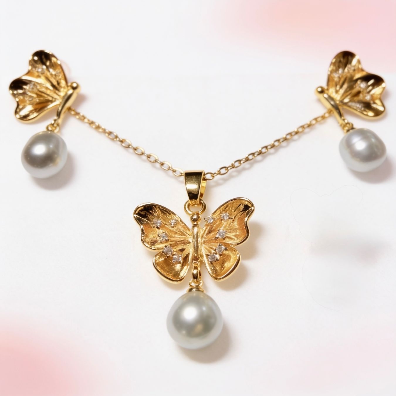 Altri gioielli: Parure Papillon Perlé – Nuovo e nell'imballaggio originale da St-Maurice venduto da Sandrinette123 2