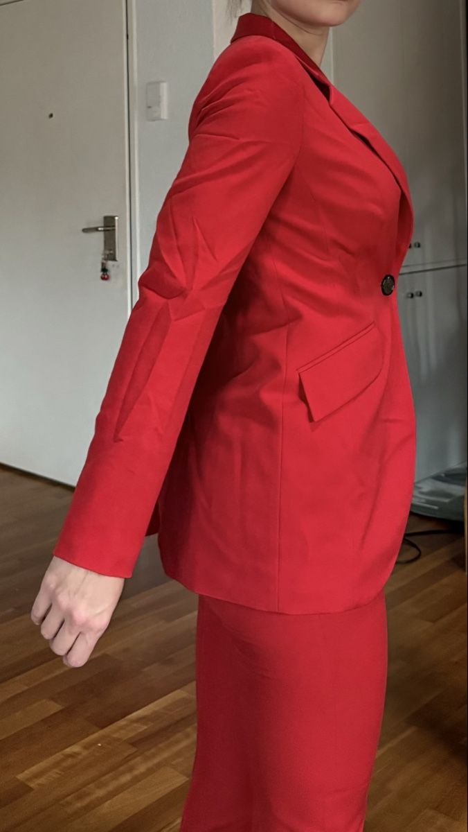 Completi & Tailleur: Red suit - size EU36 – Nuovo (secondo la descrizione) da Zürich venduto da eli_t8nw 5