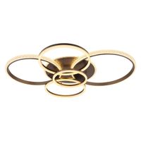 LED Deckenleuchte, Ringe, 110 cm x 88 cm