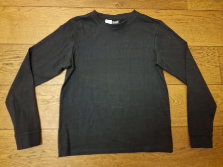 Langarmshirt schwarz urban basic Gr 158-164 top Zustand