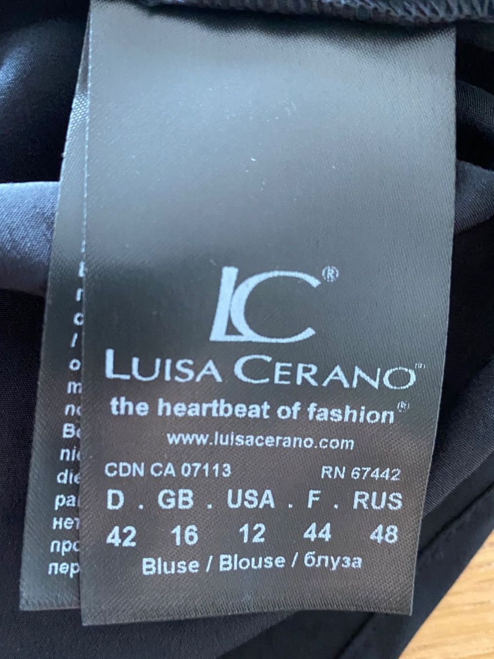 Luisa Cerano Camicette: Damenbluse LUISA CERANO Gr. 42 – Usato da Richterswil venduto da Busanca 6