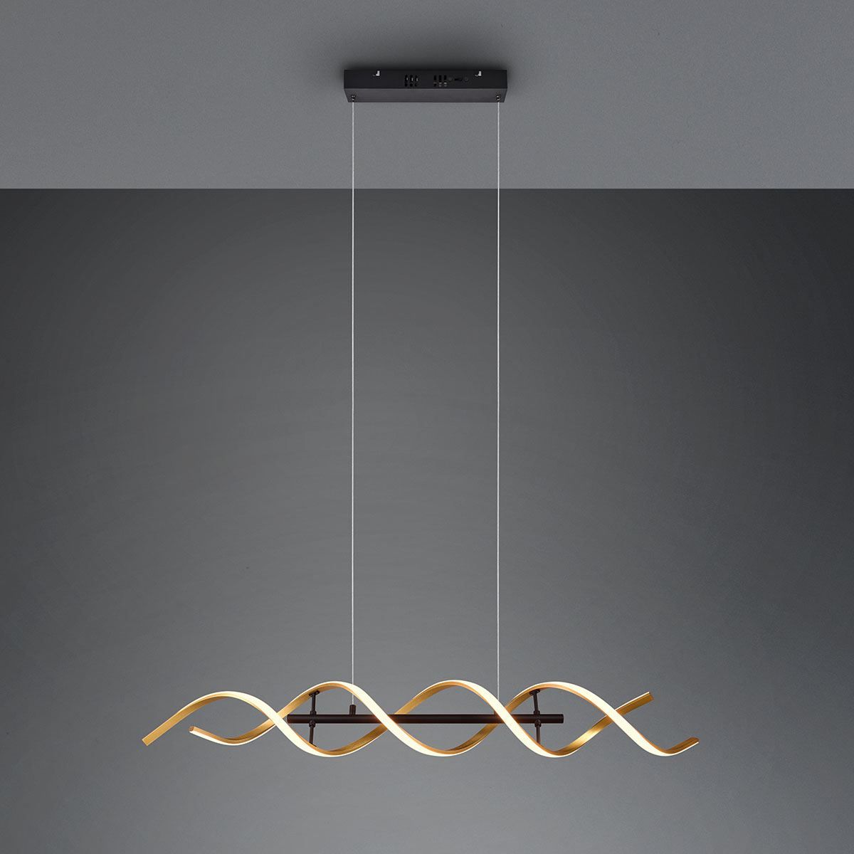 Kronleuchter & Deckenlampen: LED Pendelleuchte, Dimmbar, Gold – Neu (gemäss Beschreibung) aus Kreuzlingen von Smart-Light 4