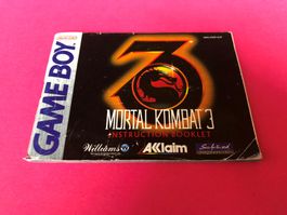 ANLEITUNG FÜR MORTAL KOMBAT 3 NINTENDO GAME BOY