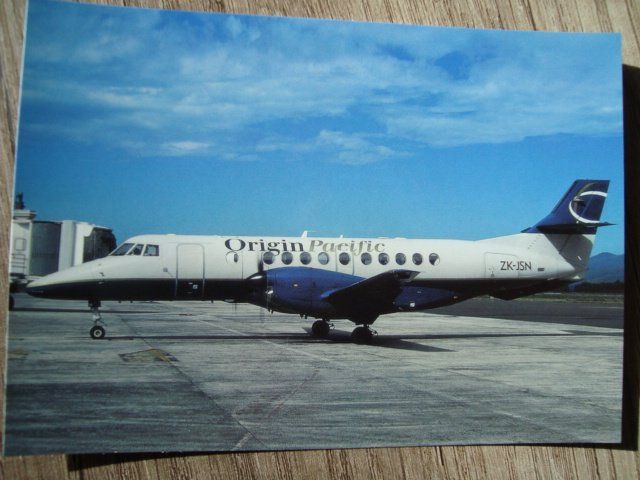 Cartes postales: Origin Pacific BAe Jetstream 41 ZK-JSN – Neuf avec emballage d'origine à Thun par Abigboss