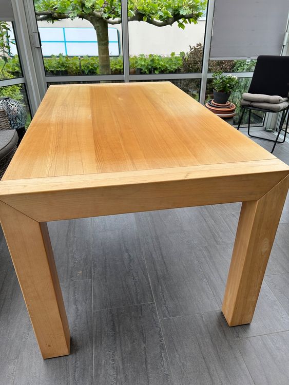Massiver Holztisch Ausziehtisch Esszimmertisch Natur Hell... (Gebraucht) in Wilen b. Wil für CHF 80 – nur Abholung auf Ricardo kaufen