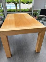 Massiver Holztisch Ausziehtisch Esszimmertisch Natur Hell...