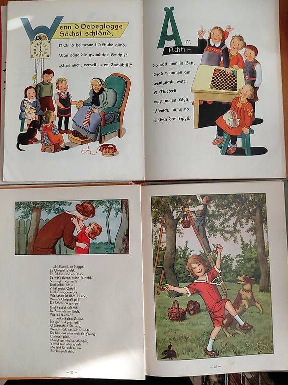 Livres: 4 sehr alte schweizer  Bilderbücher. – D'occasion à Zollikerberg par Inhal 3
