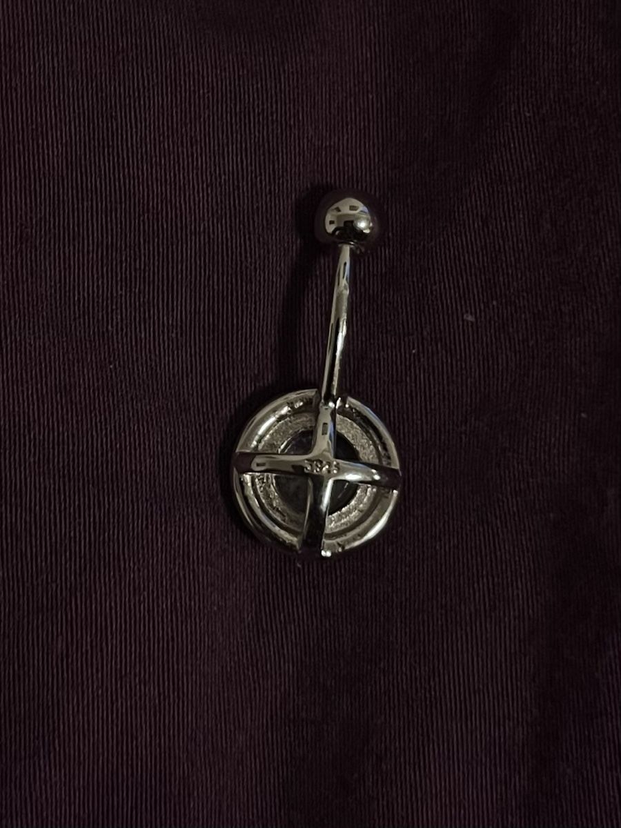 Piercingschmuck: 925 Silber Bauchnabelpiercing 8mm Zirkonia – Neu (gemäss Beschreibung) aus Winterthur von chiaraelisa93 2