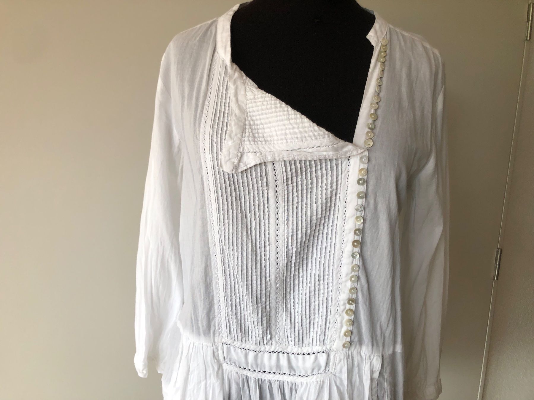 Camicette: Leichte Bluse weiss Baumwolle Top! Gr M – Usato da Bern venduto da Etzy 2