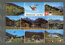 AK color Schwarzsee FR Lac Noir, 9-Bild ≈ 1980