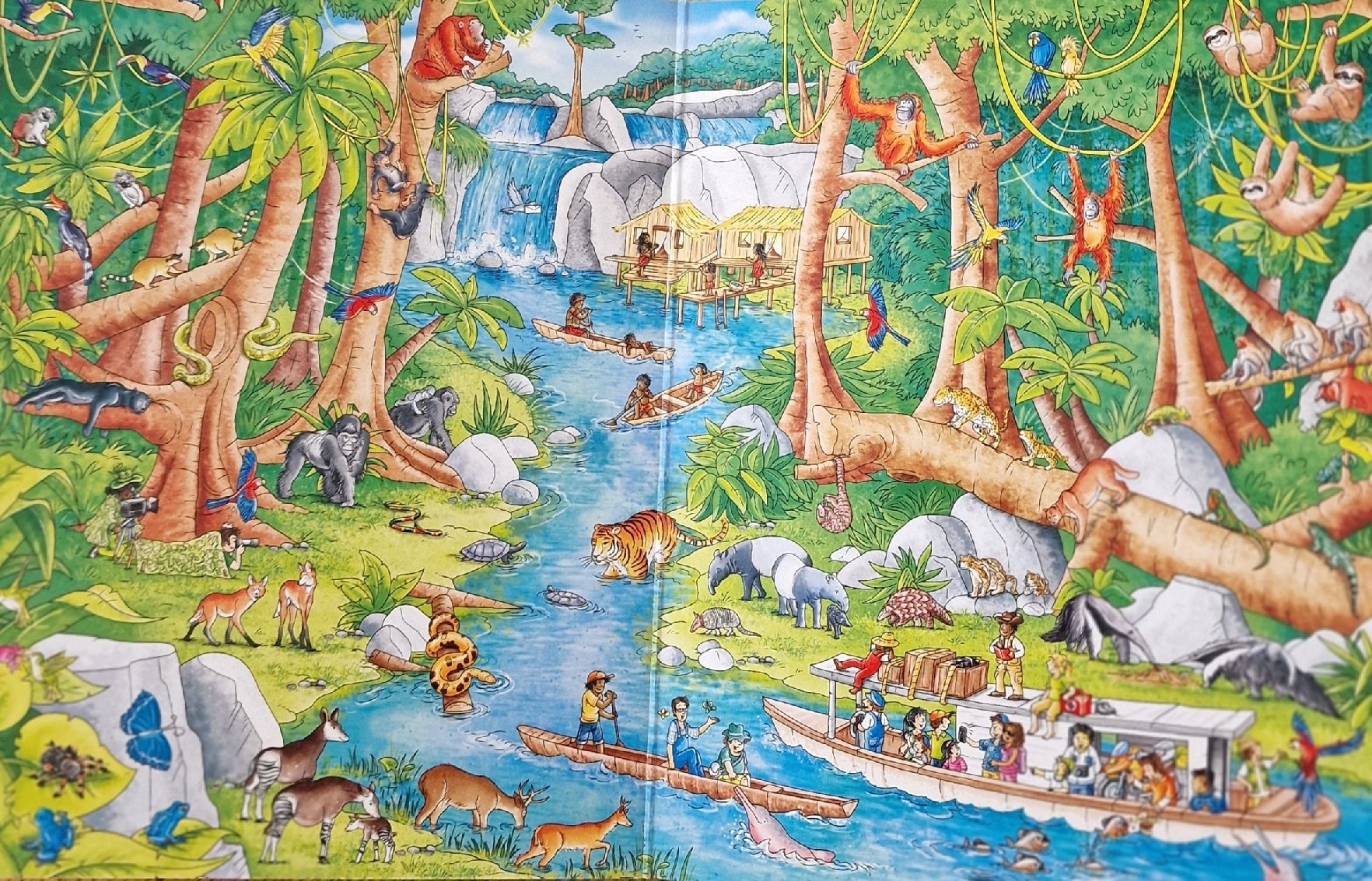 Libri: Wimmelbuch Tiere – Nuovo (secondo la descrizione) da Uster venduto da Gulabin 1