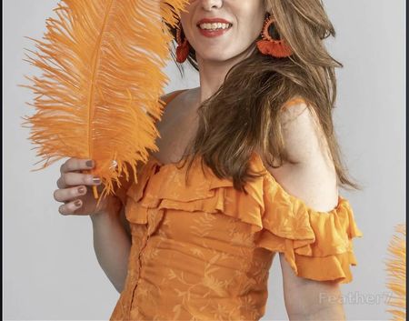 Guess Off-Shoulder Bluse/Top in Orange