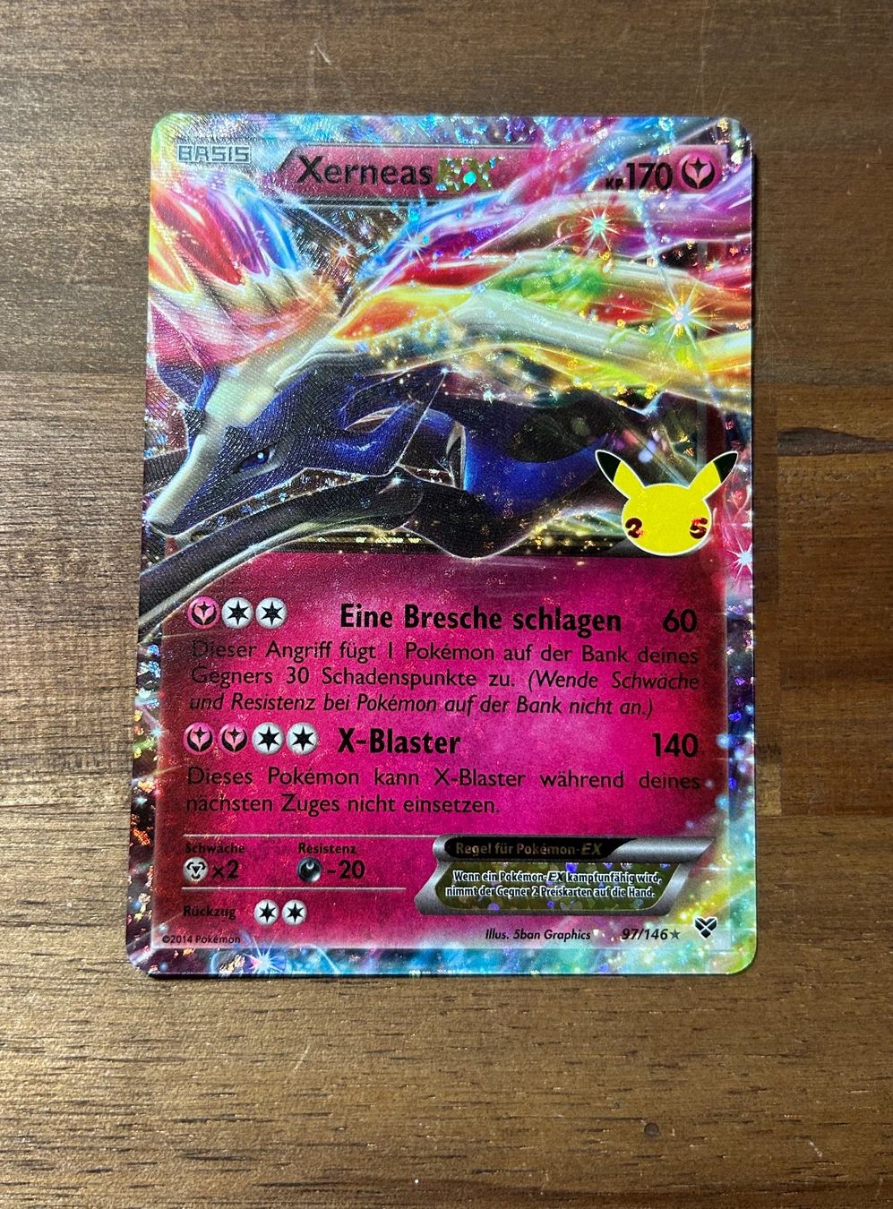Pokémon Sammelbilder & Trading cards: Pokémon Karte Xerneas Ex – Gebraucht aus Schötz von Jekyll666
