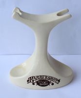 Vintage Rasierpinsel- und Rasiererhalter Barbershop Luxury