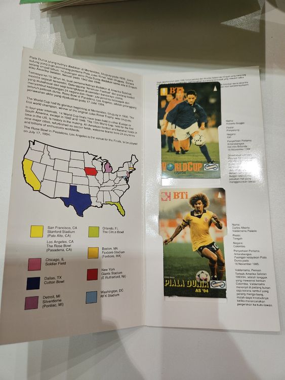 Cartes de téléphone: Originale Fussball WM 94 Uniphone Karte - Sammlerstück! – Neuf avec emballage d'origine à Wiler b.Utzenstorf par Ired
