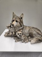 Wolfs Mitter mit zwei jungen 38x20 m 