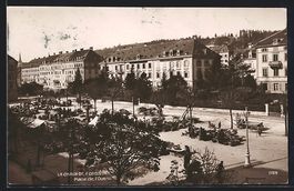 AK La Chaux-de-Fonds, Place de l'Ouest