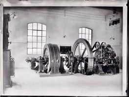 Historische Aufnahme Generatoranlage Maschinenraum /ca. 1890
