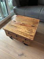 Salontisch / Couchtisch im Industrial-Stil – Mangoholz massi