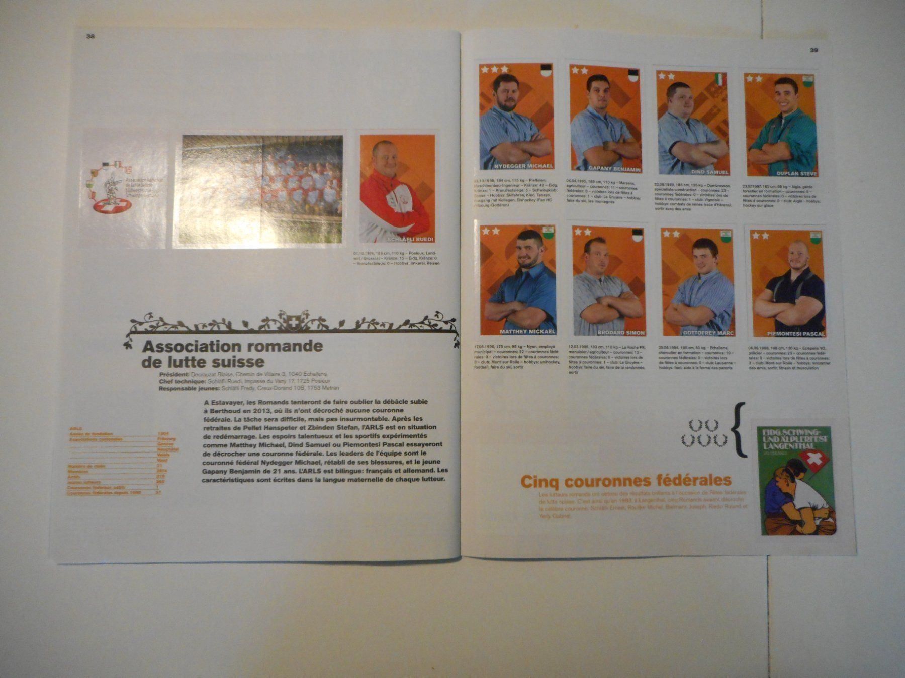 Panini Carte collezionabili: Schwinger Album 2016 kompl. kein Panini – Usato da Cham venduto da Paniniworld 8