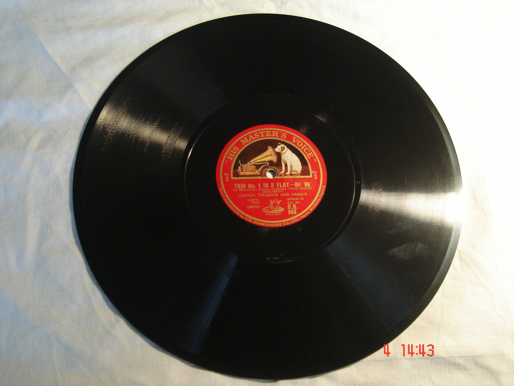 Dischi in vinile: Schellackplattenalbum Schubert Trio B-Dur op.99 – Usato da Aeschi SO venduto da abi1951 4
