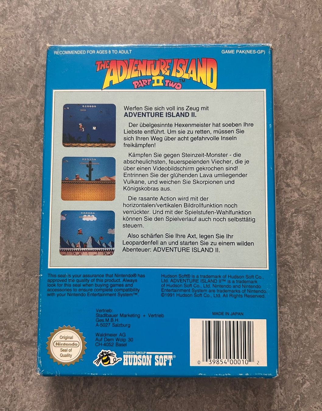 Nintendo Giochi: Adventure Island Part 2 NES CIB – Usato da St. Gallen venduto da bubblybee 2