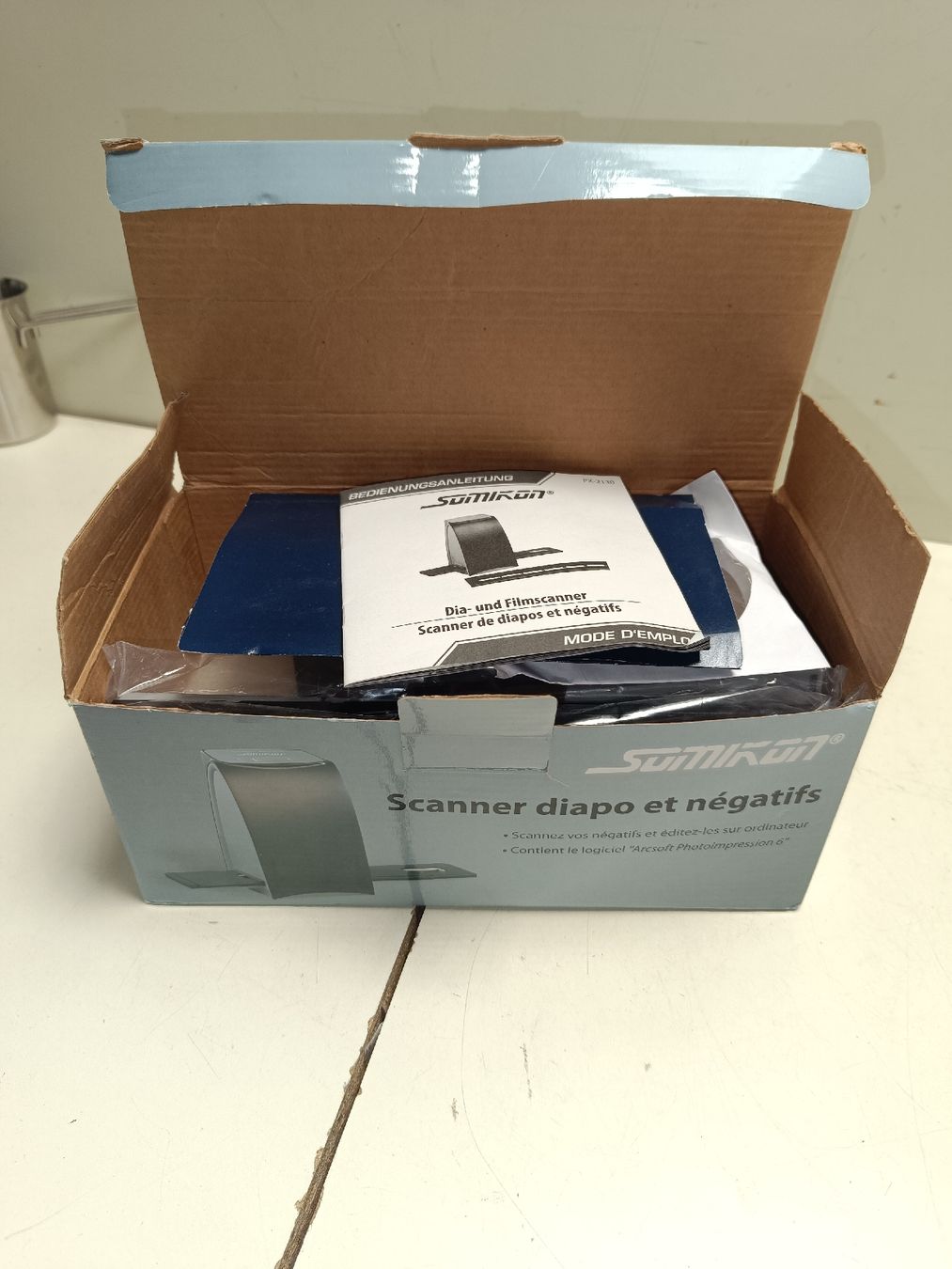 Somikon Scanner: Sumikon Filmscanner -(em36) – Nuovo e nell'imballaggio originale da Künten venduto da Schnaepplihuus 7