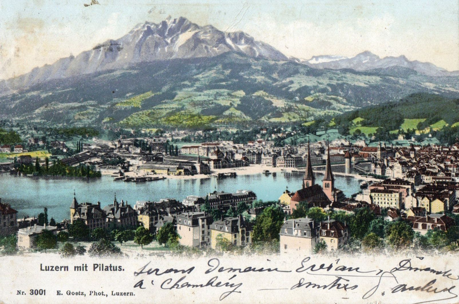 Cartes postales: Luzern mit Pilatus – D'occasion à Melano par pisonsdro