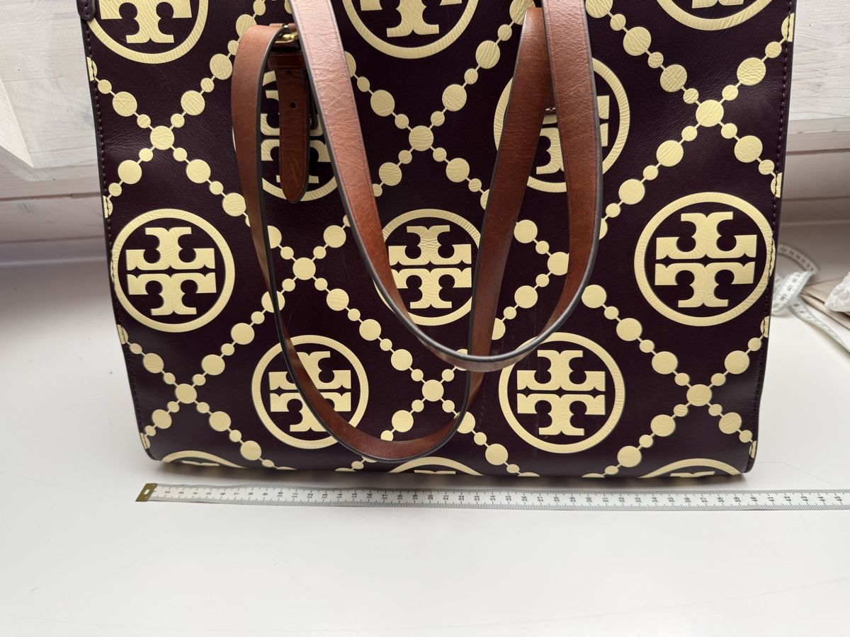 Tory Burch Borse da donna: Tory Burch T Monogram Contrast Tote Bag – Usato da Hurden venduto da rac_wyf8 6