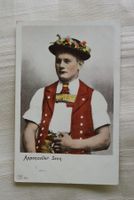 Appenzeller Senn, Brusttuch, geschmückter Hut, Lindauerli