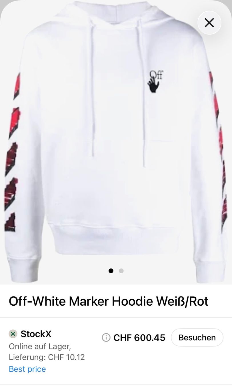 Off-White Maglioni & Felpe: Off-White Hoodie – Usato da zürich venduto da Bailey17 9