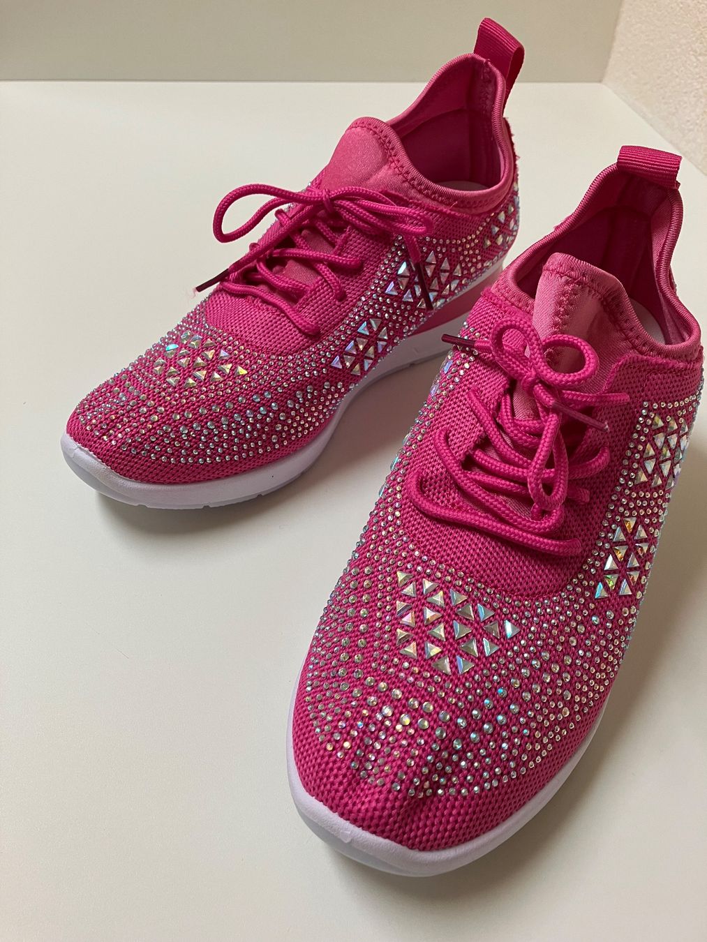 Scarpe da donna: Sneaker Pink Gr.41 mit Glitzersteinchen NEU – Nuovo e nell'imballaggio originale da Schaffhausen venduto da Simmel80 2