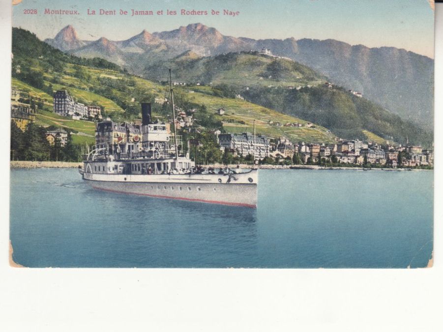 Cartoline postali: Montreux 1914 – Usato da Bürglen TG venduto da StampGraf