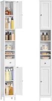 180x22cm Badezimmerschrank Badregal Schrank Bad