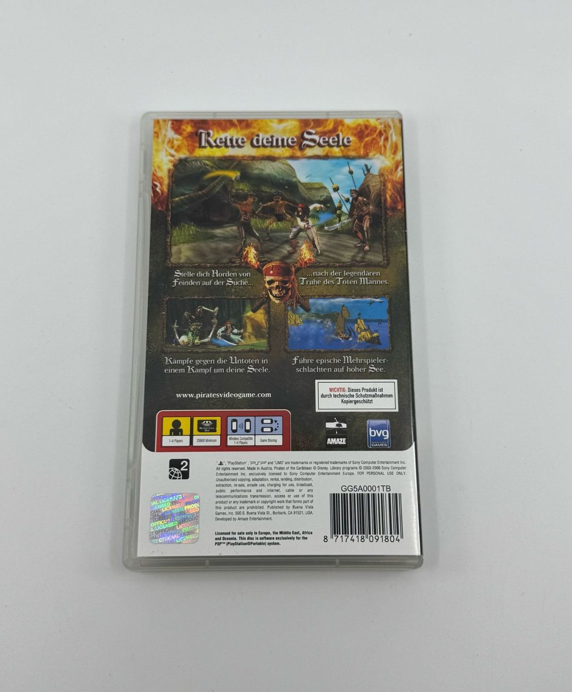 Giochi: Fluch der Karibik 2 (PSP) – Usato da Herisau venduto da Seyashop1 2