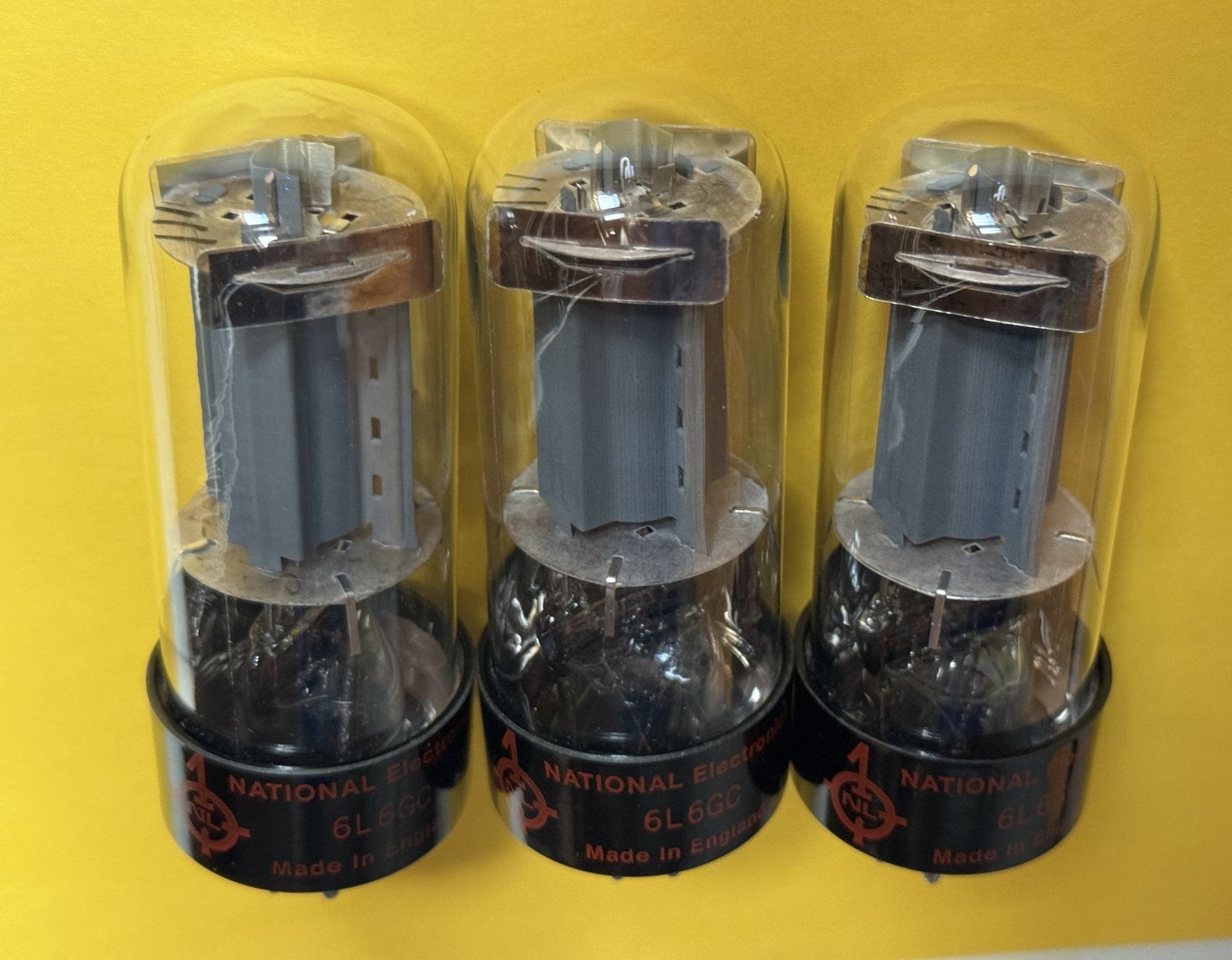 Componenti elettronici: 3 Röhren 6 L 6 GC neu – Nuovo e nell'imballaggio originale da Ins venduto da funkflieger 3