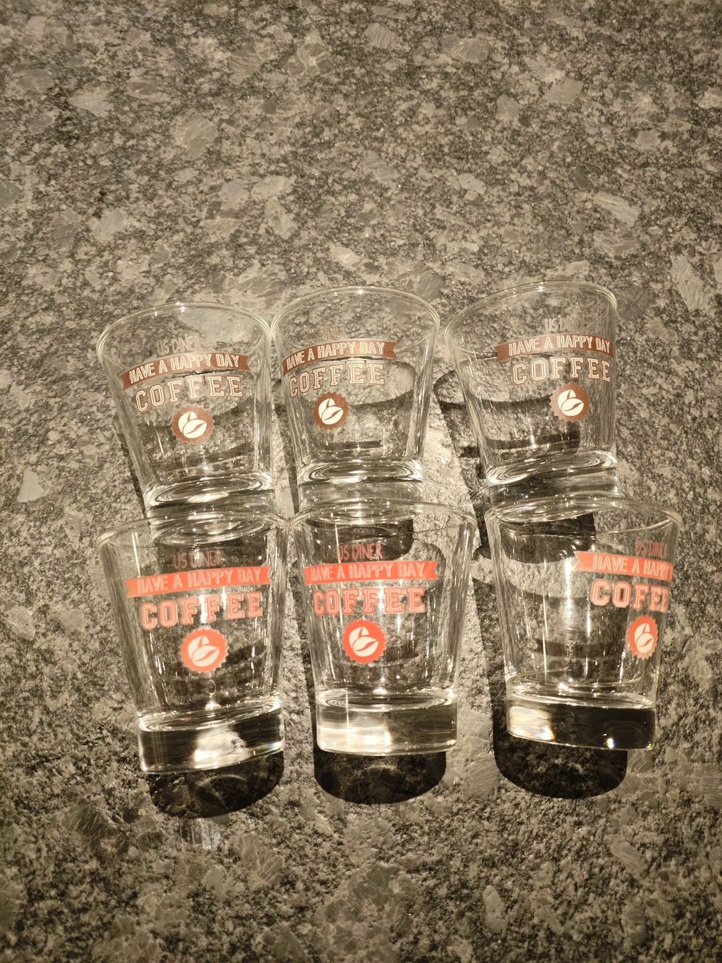 Gläser: Set mit 6 Vintage-Kaffee-/Schnapsgläsern – Neu (gemäss Beschreibung) aus Winterthur von Ajcps