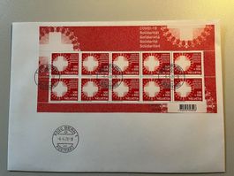 FDC Kleinbogen / Covid 19