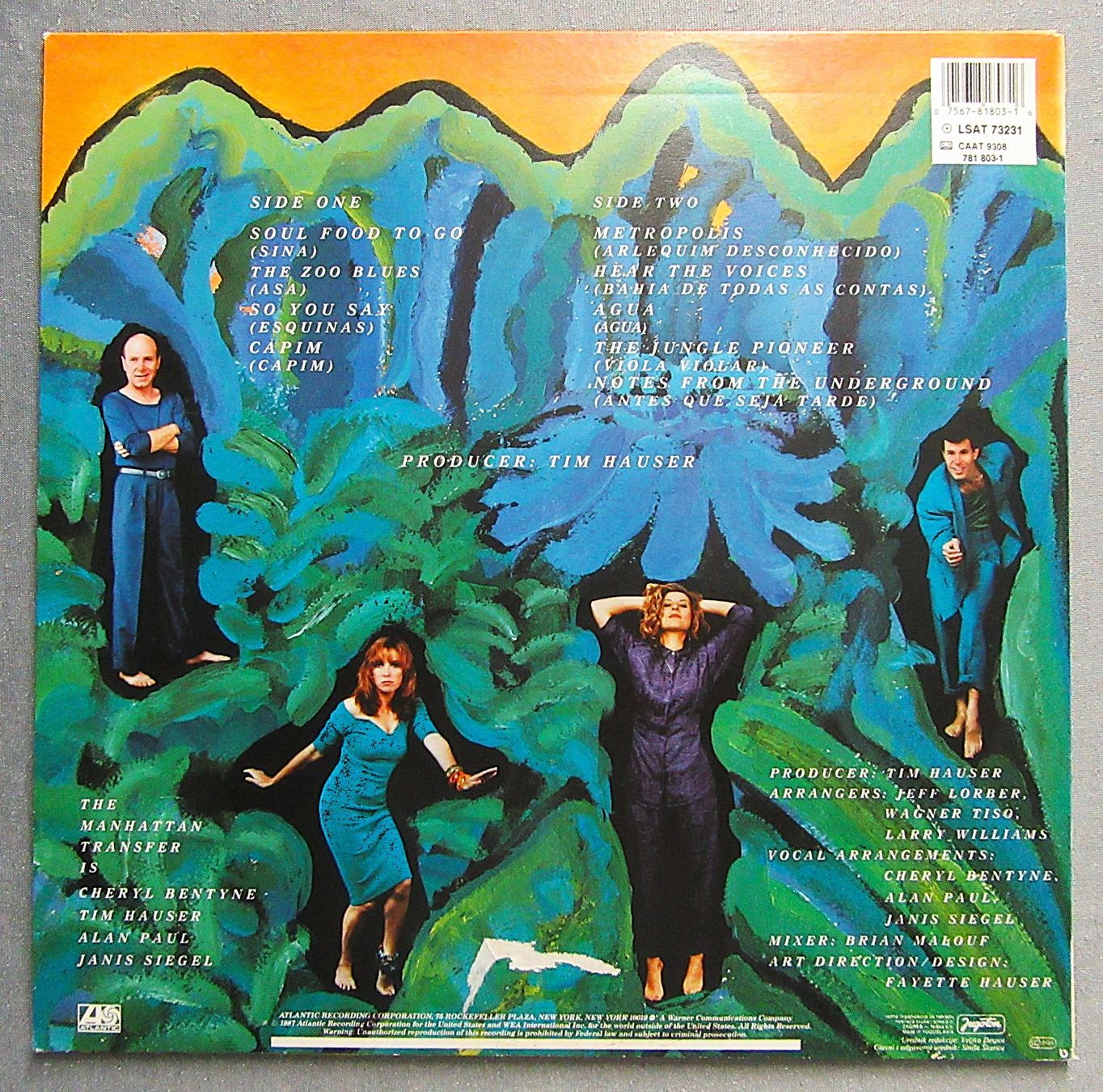 Schallplatten: The Manhattan Transfer - Brasil - LP ab CHF 7.00 – Gebraucht aus Auenstein von Padabimbim 1