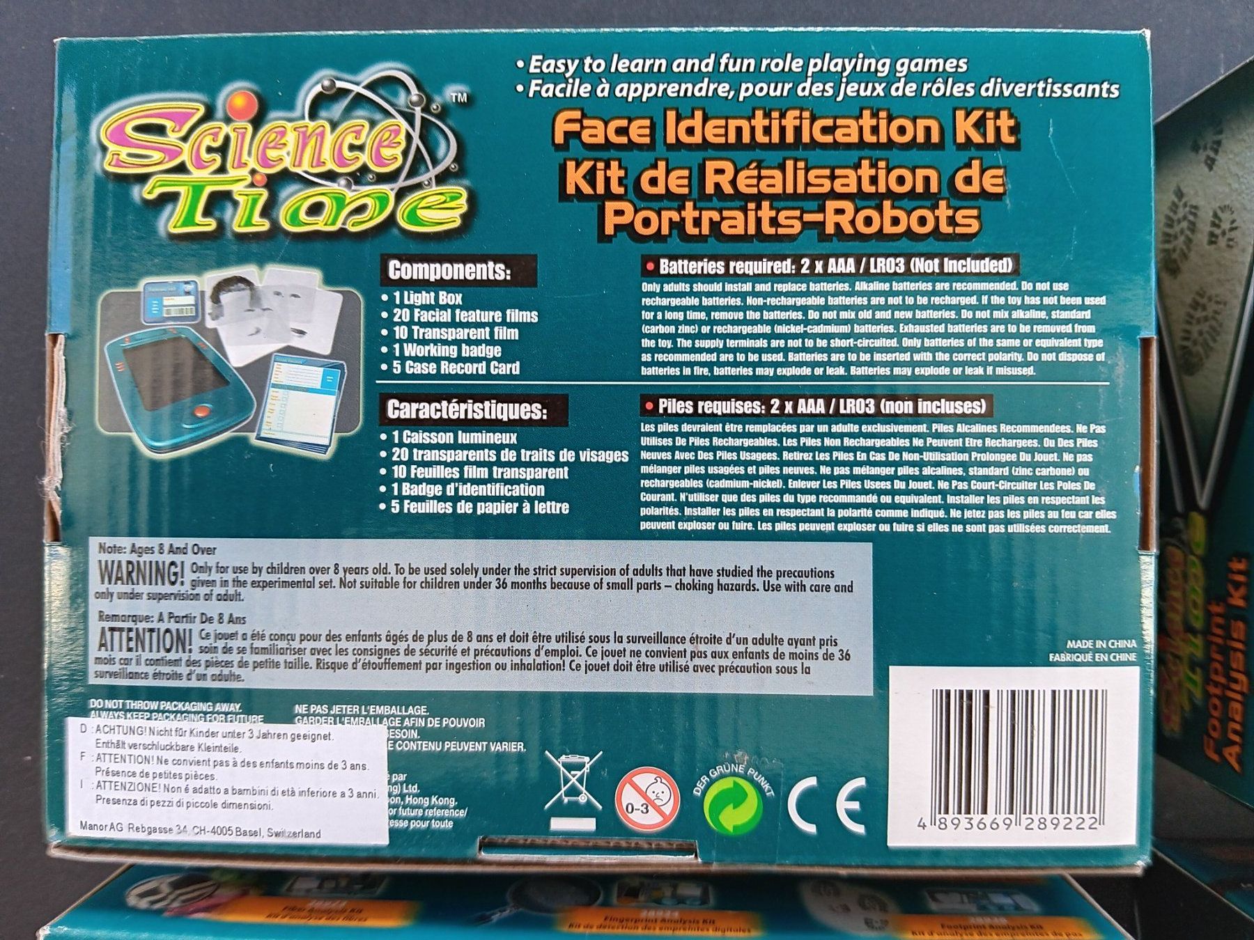 Kit bricolage: 4 JEUX DE KIT DE DÉTECTIVE --SCIENCE TIME-- – Nuovo e nell'imballaggio originale da pully venduto da gringoloko 1