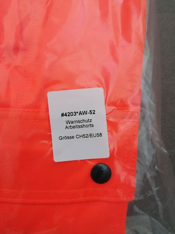 Pantaloni: Warnschutz Arbeitsshorts Grösse 52 Nr. 2 – Nuovo e nell'imballaggio originale da Reiden venduto da mja_2bsk 2