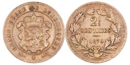 Luxemburg 2½ Centimes von 1870 (sehr schön)